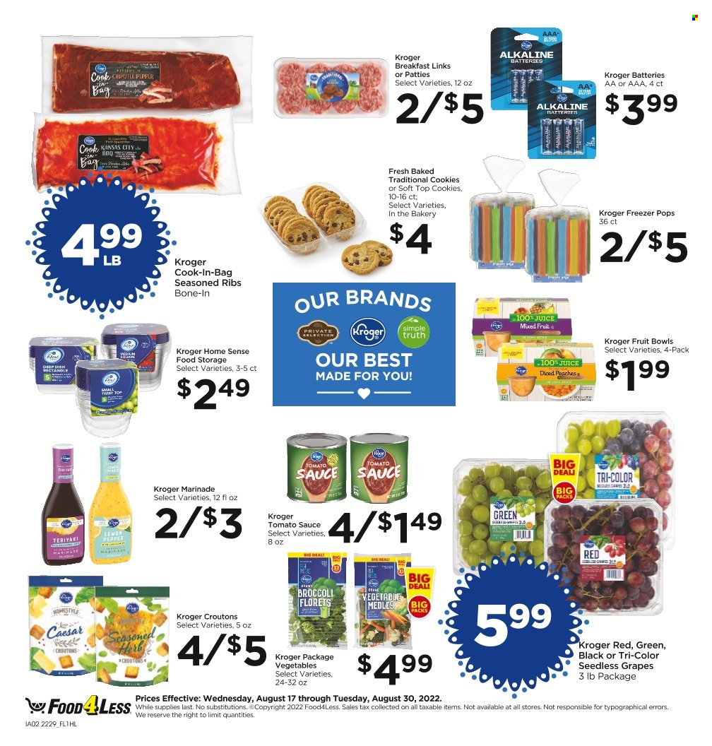 Food 4 Less ad - 08/24/2022 - 08/30/2022. Page 5