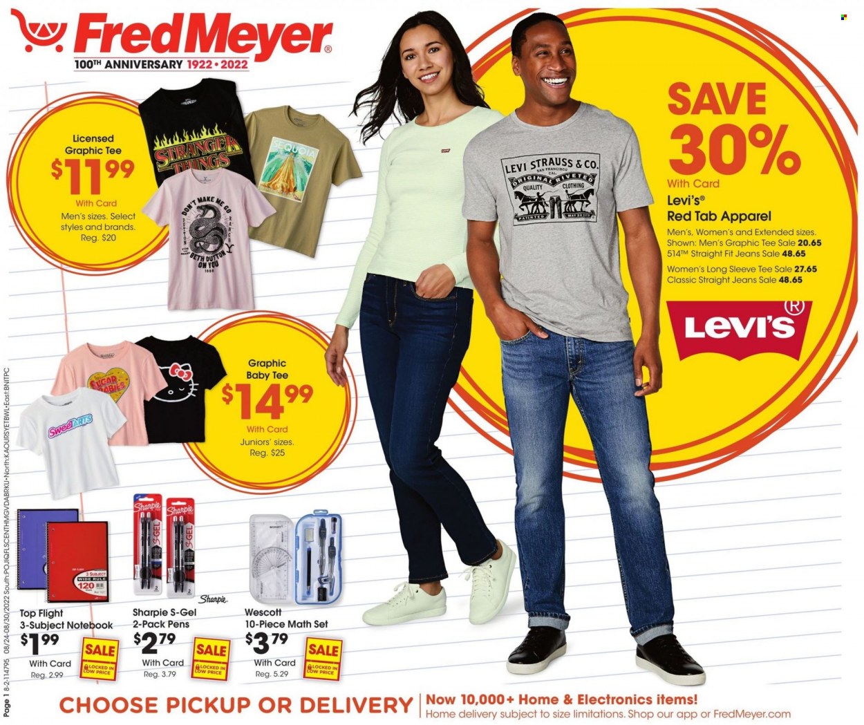 Fred Meyer ad - 08/24/2022 - 08/30/2022. Page 1