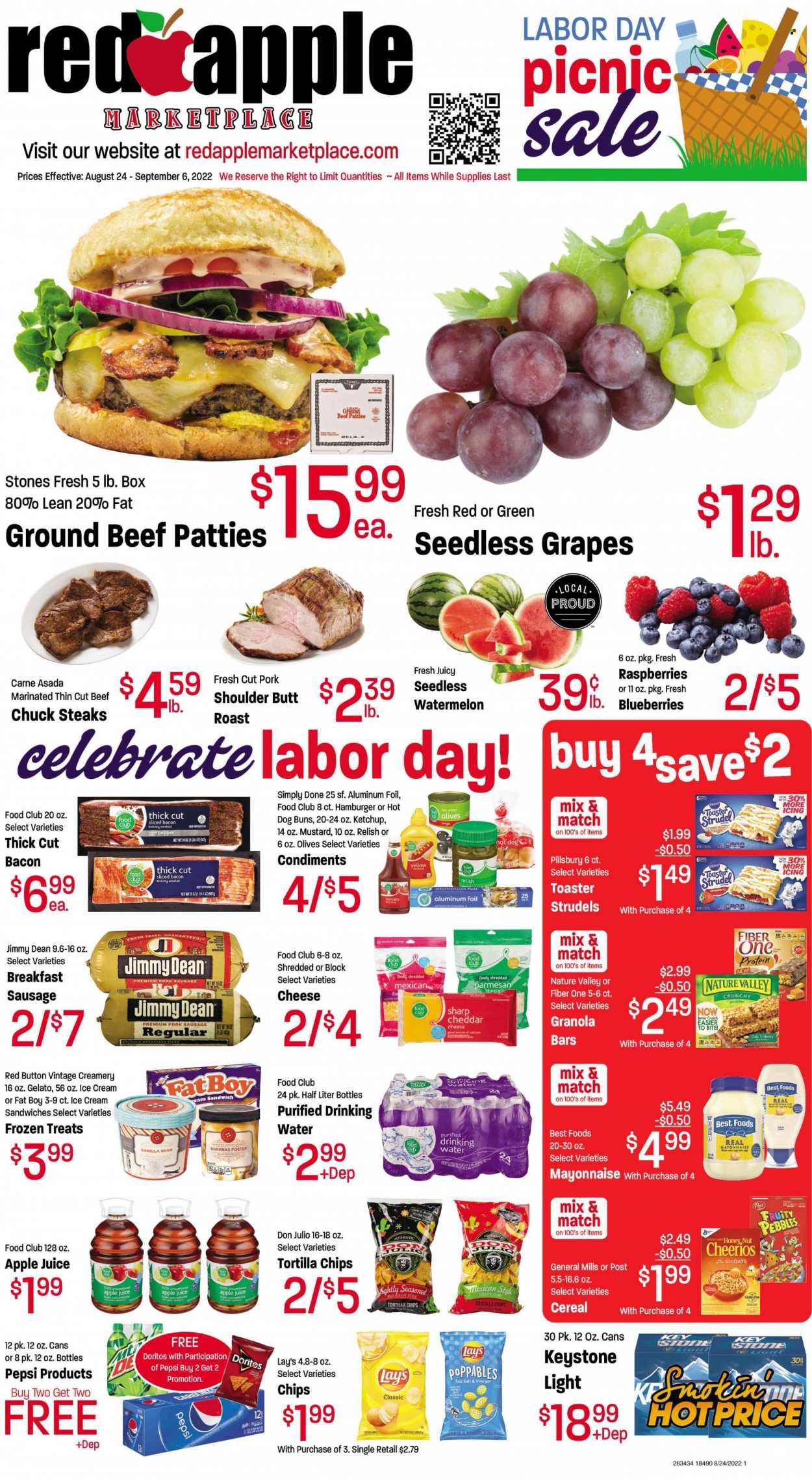 RED APPLE MARKETPLACE ad • Weekly Ad • from Wed, August 24, 2022 page 1