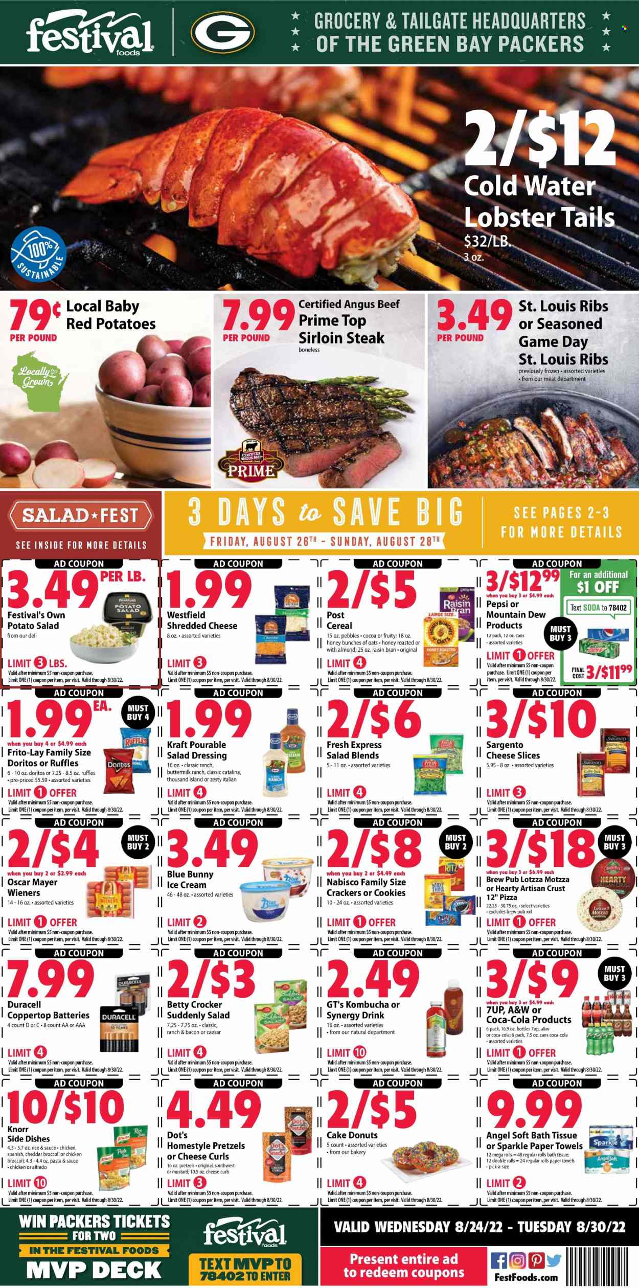 Festival Foods ad - 08/24/2022 - 08/30/2022. Page 1