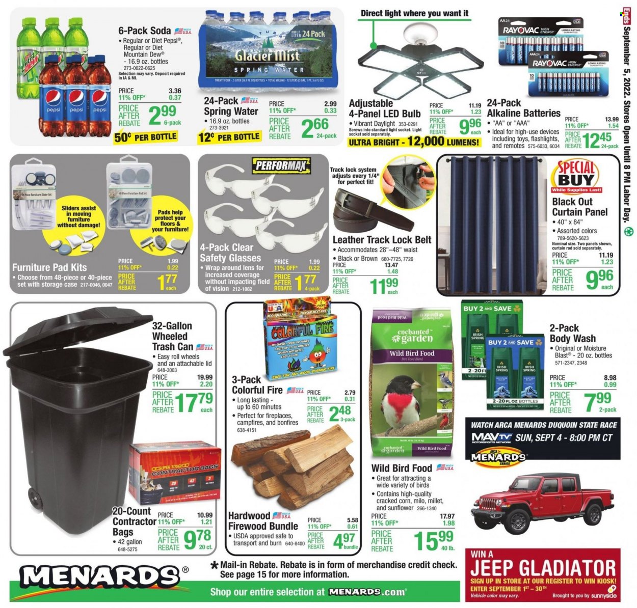 Menards ad - 08/25/2022 - 09/05/2022. Page 18