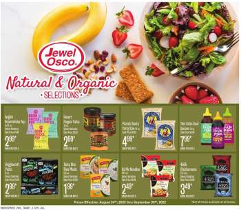 Jewel Osco Flyer - 08/24/2022 - 09/20/2022.