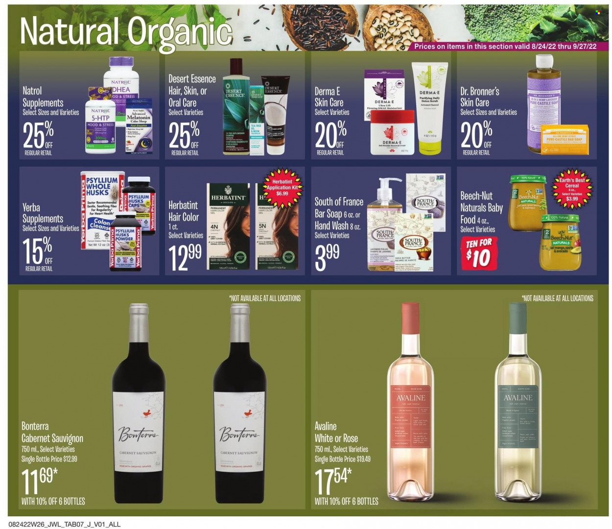 Jewel Osco ad - 08/24/2022 - 09/20/2022. Page 7