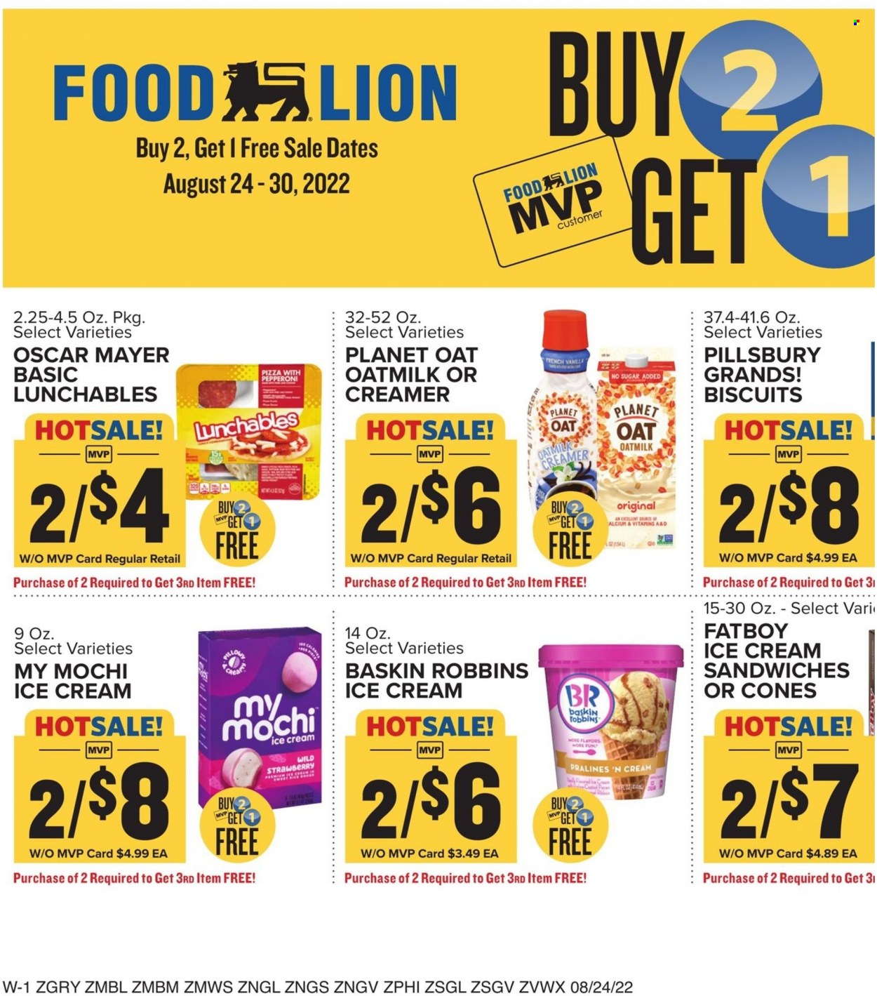 Food Lion ad - 08/24/2022 - 08/30/2022. Page 9