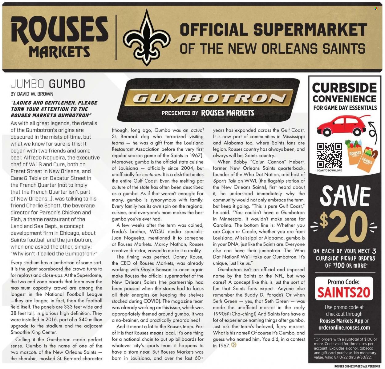 Rouses Markets ad - 08/24/2022 - 08/31/2022. Page 6