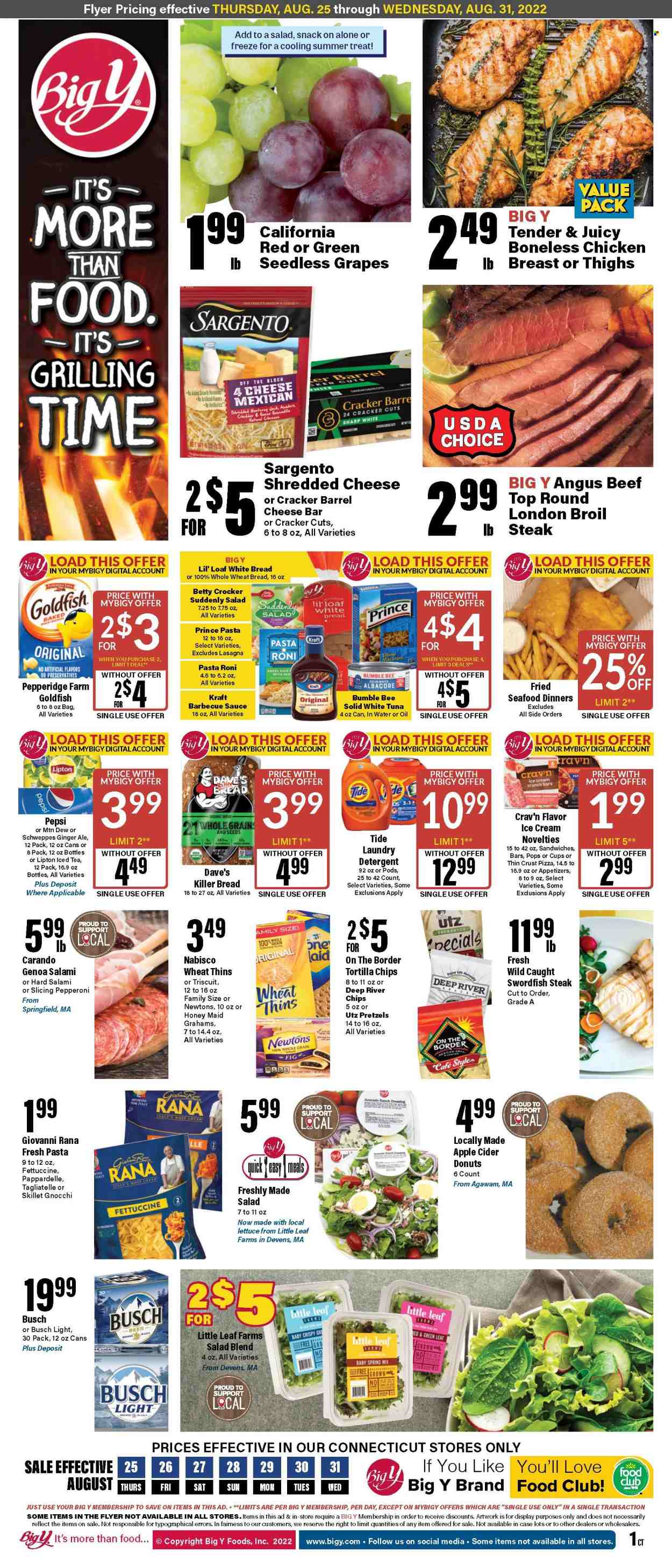 Big Y ad - 08/25/2022 - 08/31/2022. Page 1
