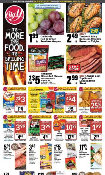 Big Y Flyer - 08/25/2022 - 08/31/2022.