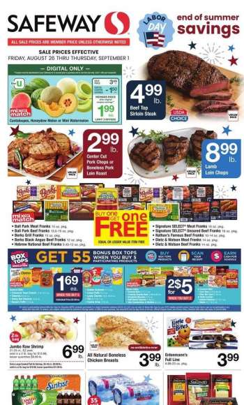 Safeway Flyer - 08/26/2022 - 09/01/2022.