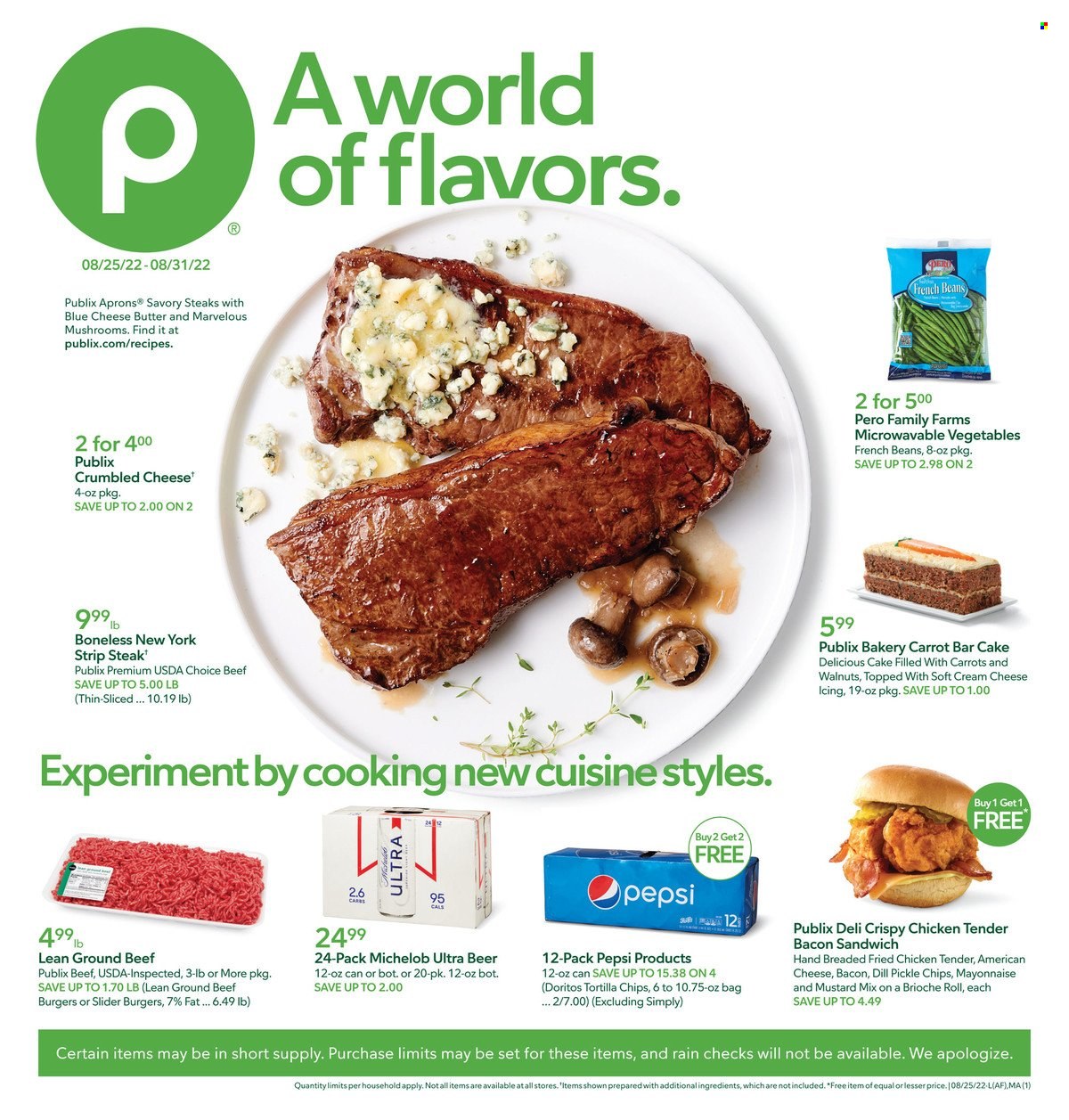 Publix ad - 08/25/2022 - 08/31/2022. Page 1