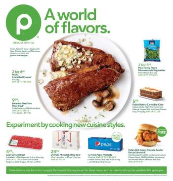 Publix Flyer - 08/25/2022 - 08/31/2022.