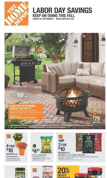 The Home Depot Flyer - 08/25/2022 - 09/07/2022.
