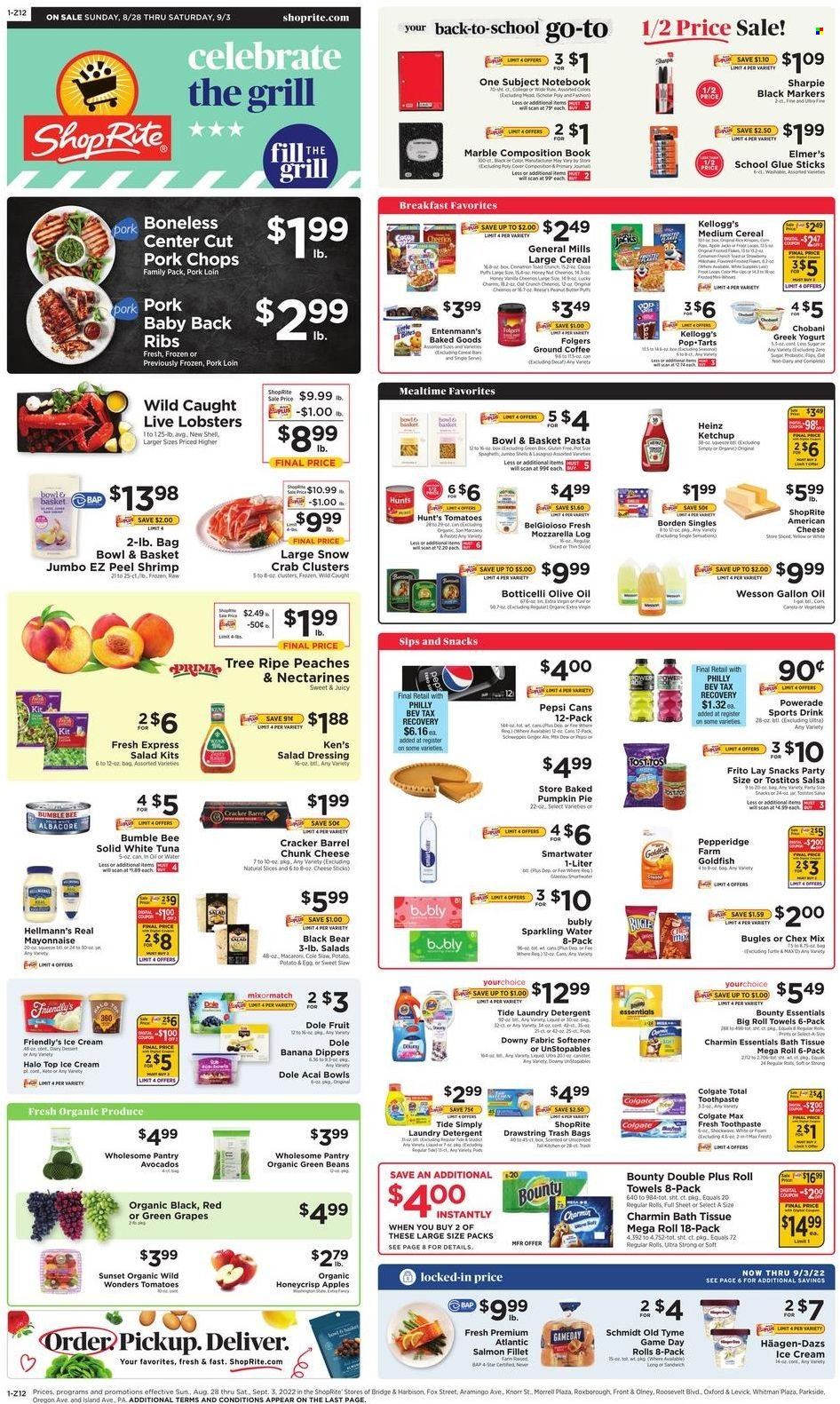 ShopRite ad - 08/28/2022 - 09/03/2022. Page 1