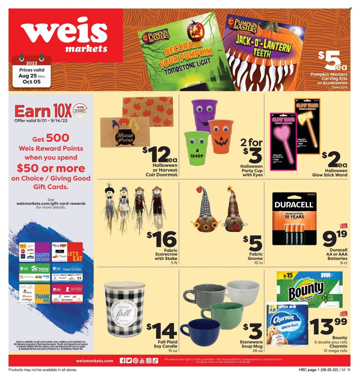 Weis ad - 08/25/2022 - 10/05/2022. Page 1