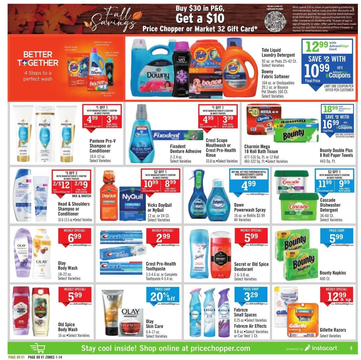 Price Chopper ad - 08/28/2022 - 09/03/2022. Page 9