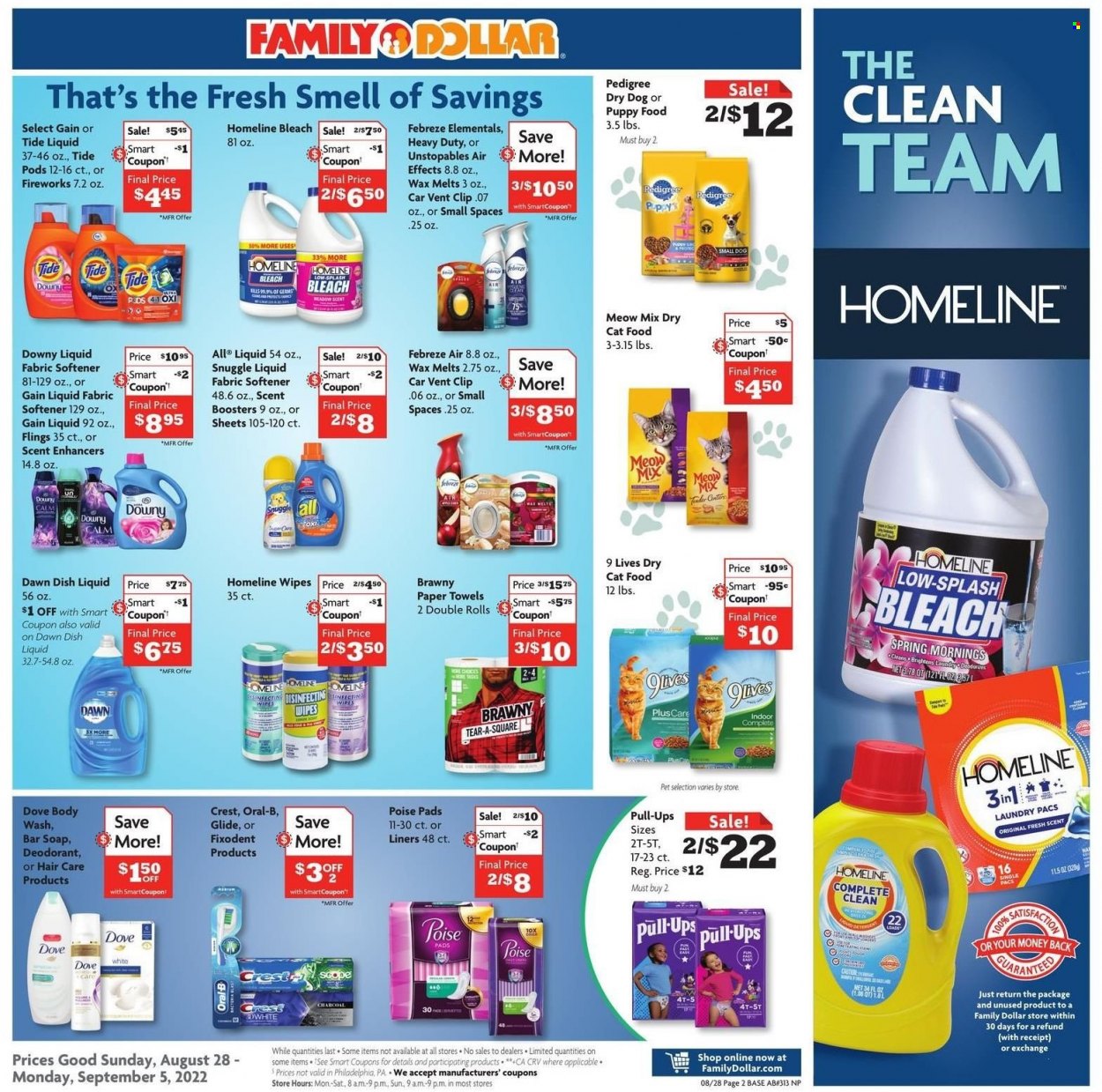 Family Dollar ad - 08/28/2022 - 09/05/2022. Page 2