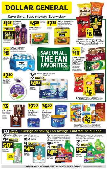 Dollar General Flyer - 08/28/2022 - 09/03/2022.