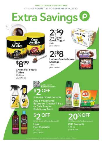Publix Flyer - 08/27/2022 - 09/09/2022.