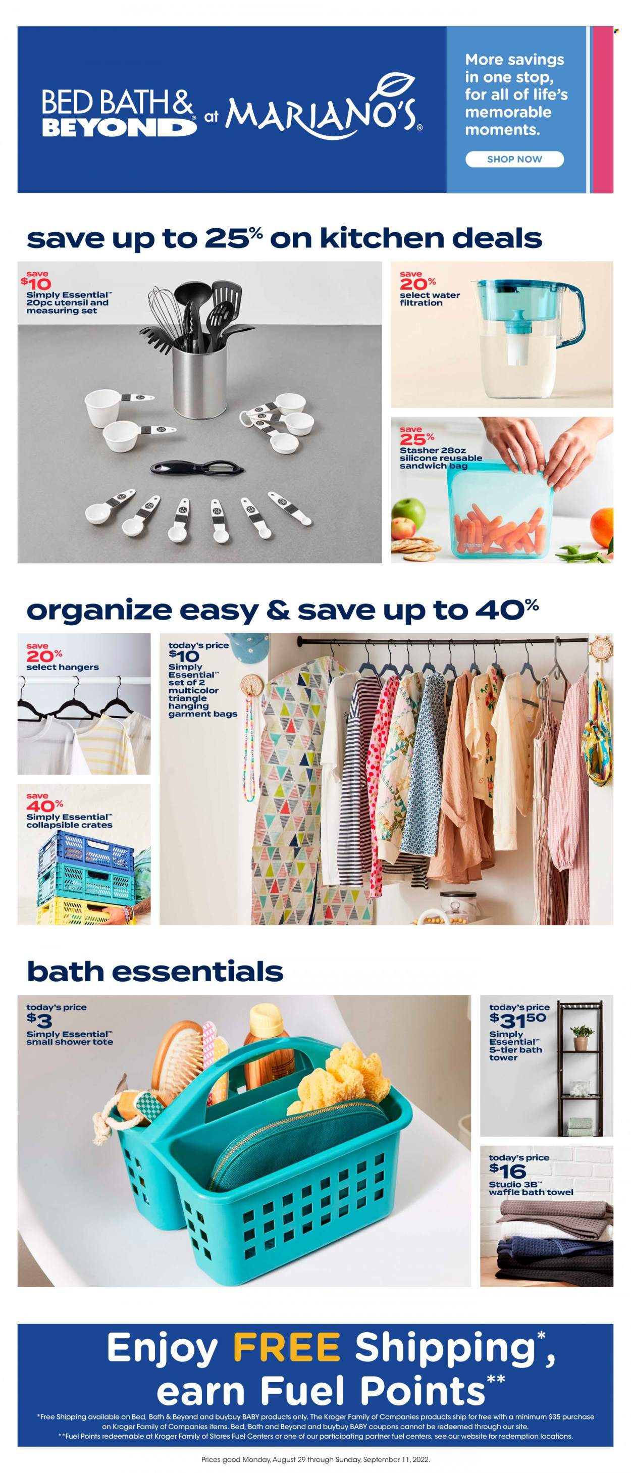 Mariano’s ad - 08/29/2022 - 09/11/2022. Page 1