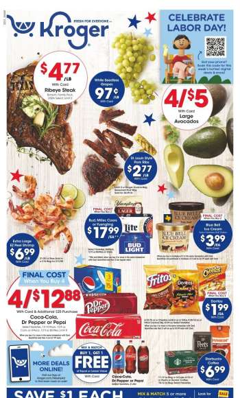 Kroger Flyer - 08/31/2022 - 09/06/2022.