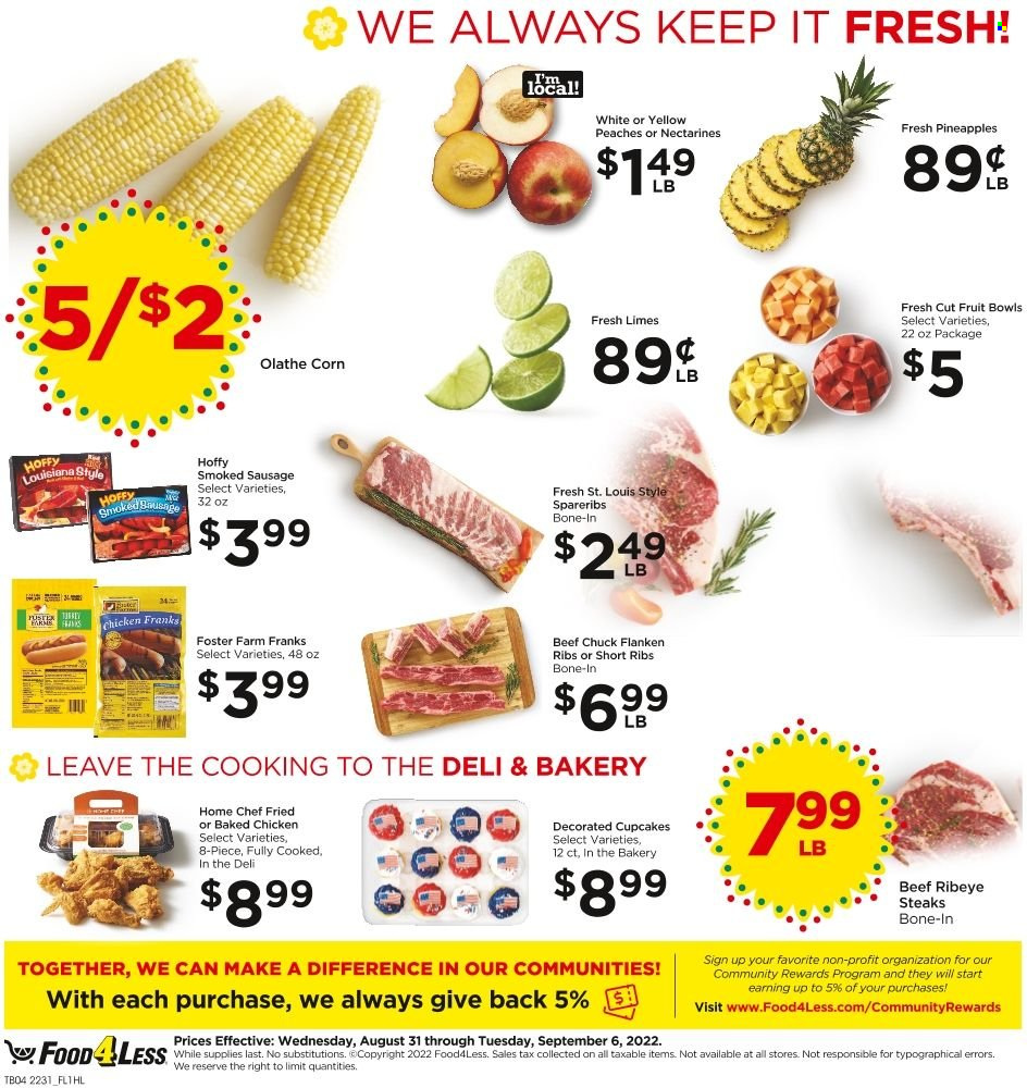 Food 4 Less ad - 08/31/2022 - 09/06/2022. Page 5