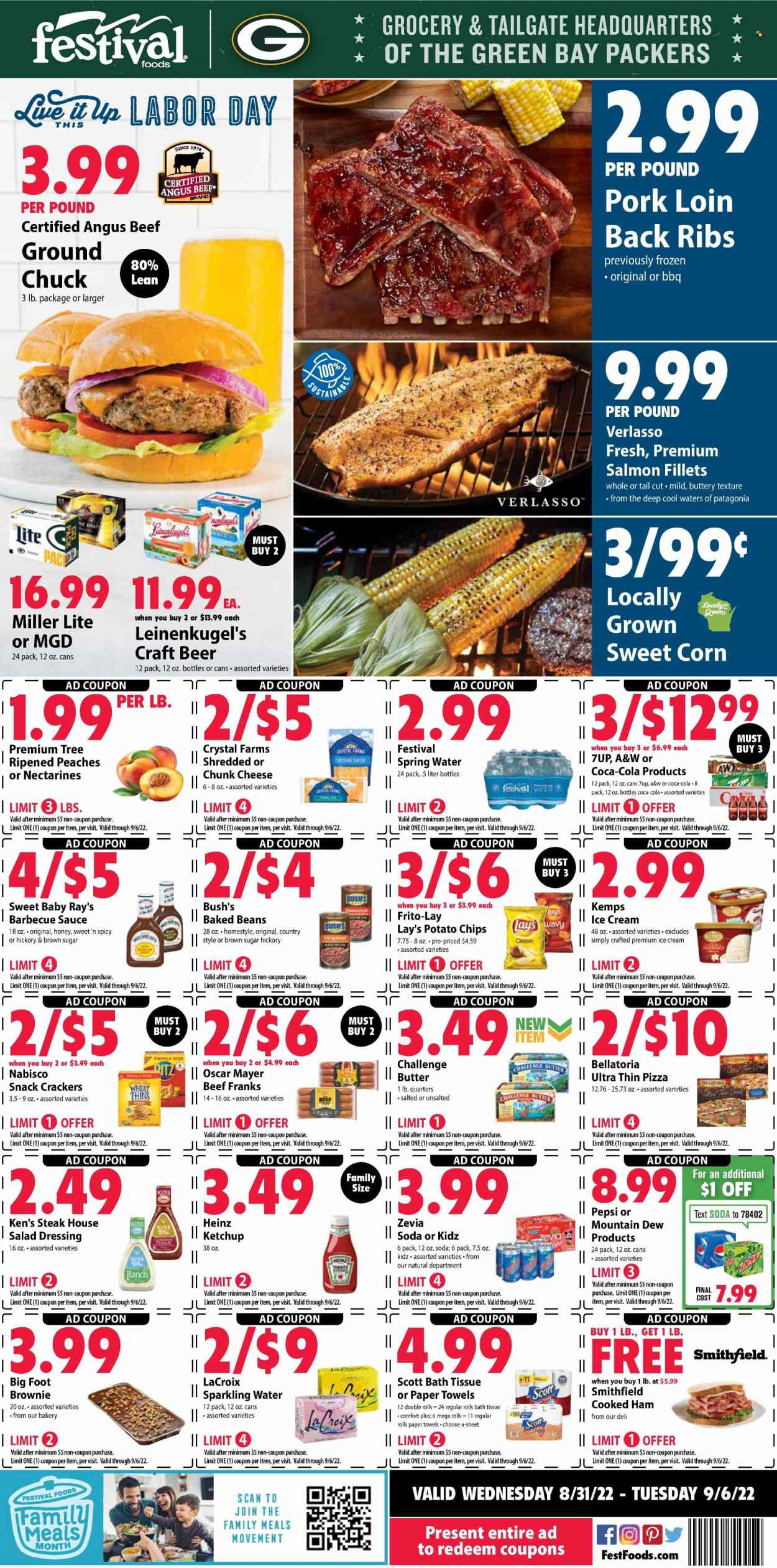 Festival Foods ad - 08/31/2022 - 09/06/2022. Page 1