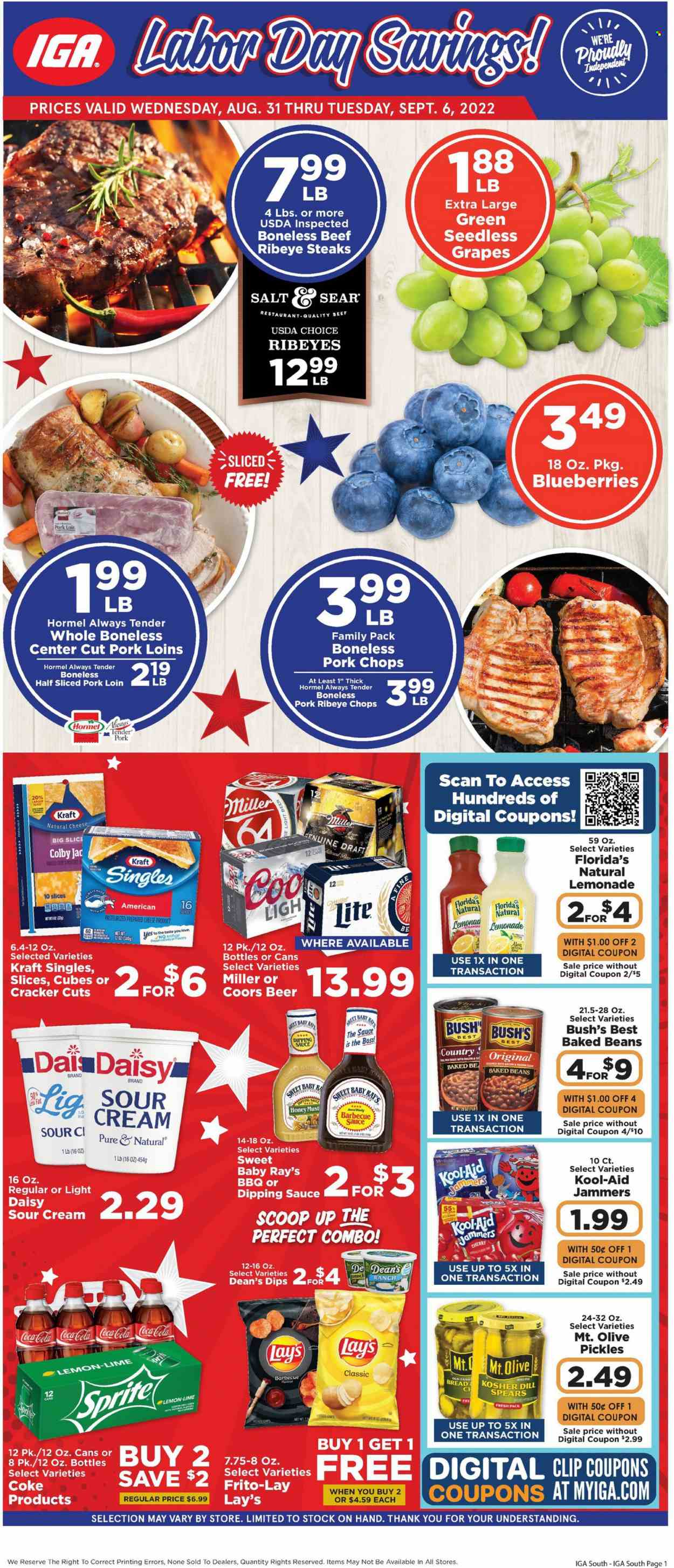 IGA ad - 08/31/2022 - 09/06/2022. Page 1