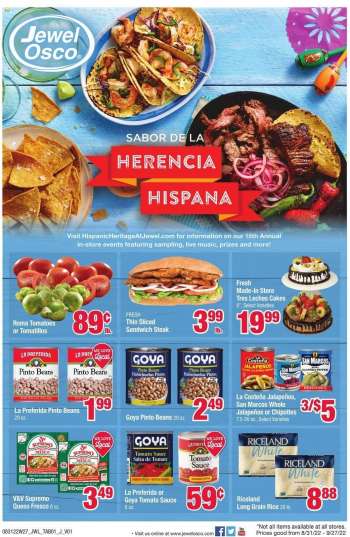 Jewel Osco Flyer - 08/31/2022 - 09/27/2022.