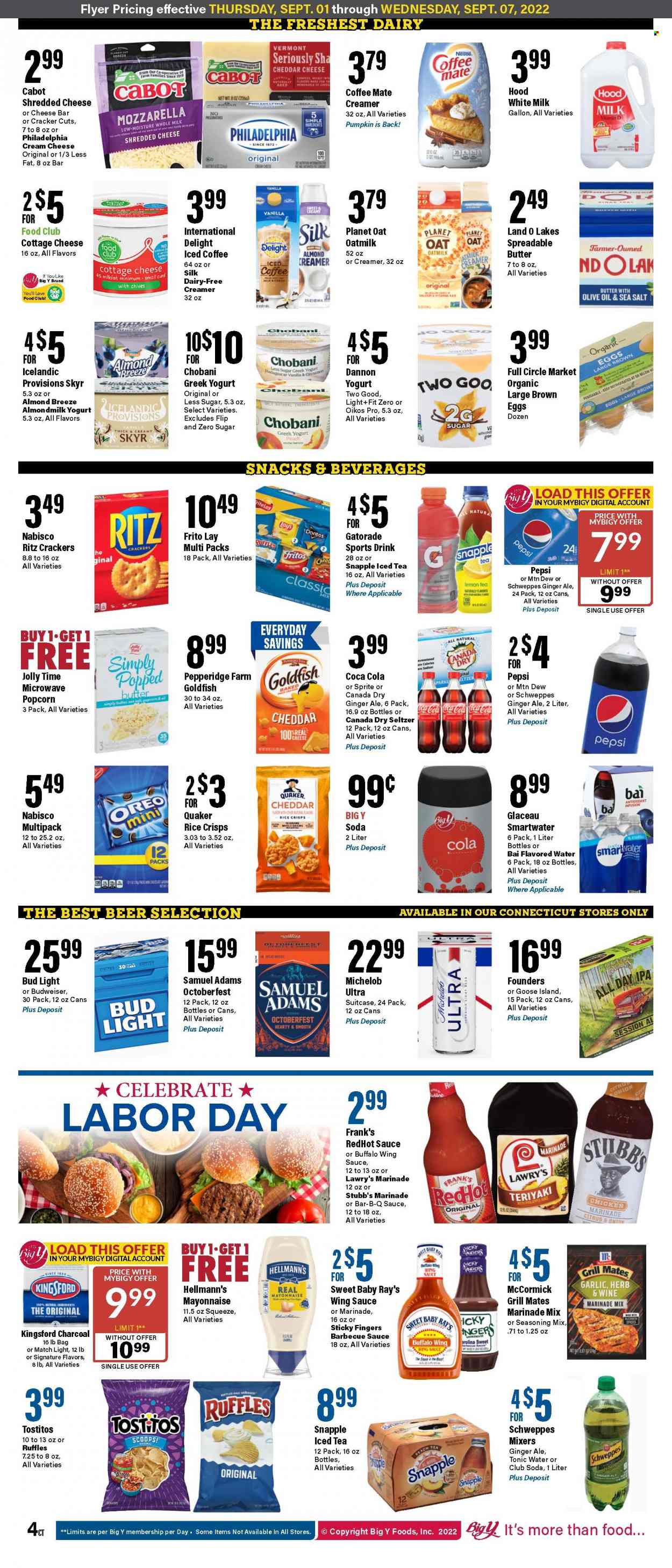Big Y ad - 09/01/2022 - 09/07/2022. Page 6
