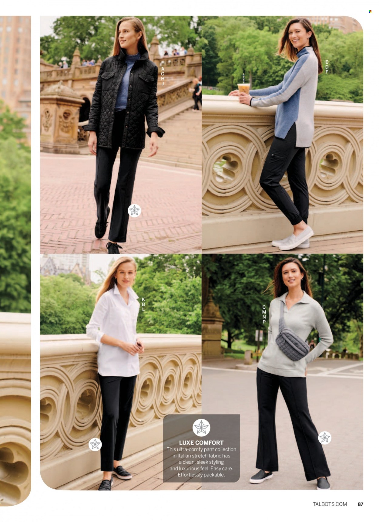 thumbnail - Talbots Flyer - 09/01/2022 - 09/30/2022 - Sales products - slip-on shoes, sneakers, jacket, pants, shirt, t-shirt, sweater, jersey, bag. Page 85.