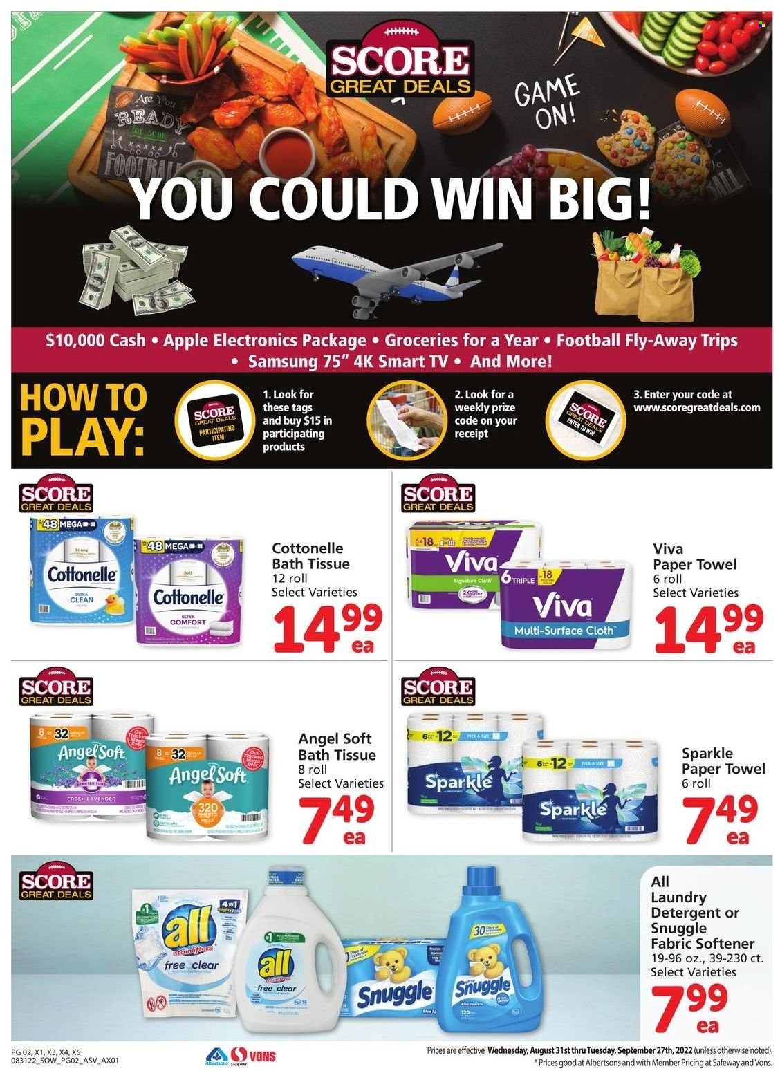 Safeway ad - 08/31/2022 - 09/27/2022. Page 2