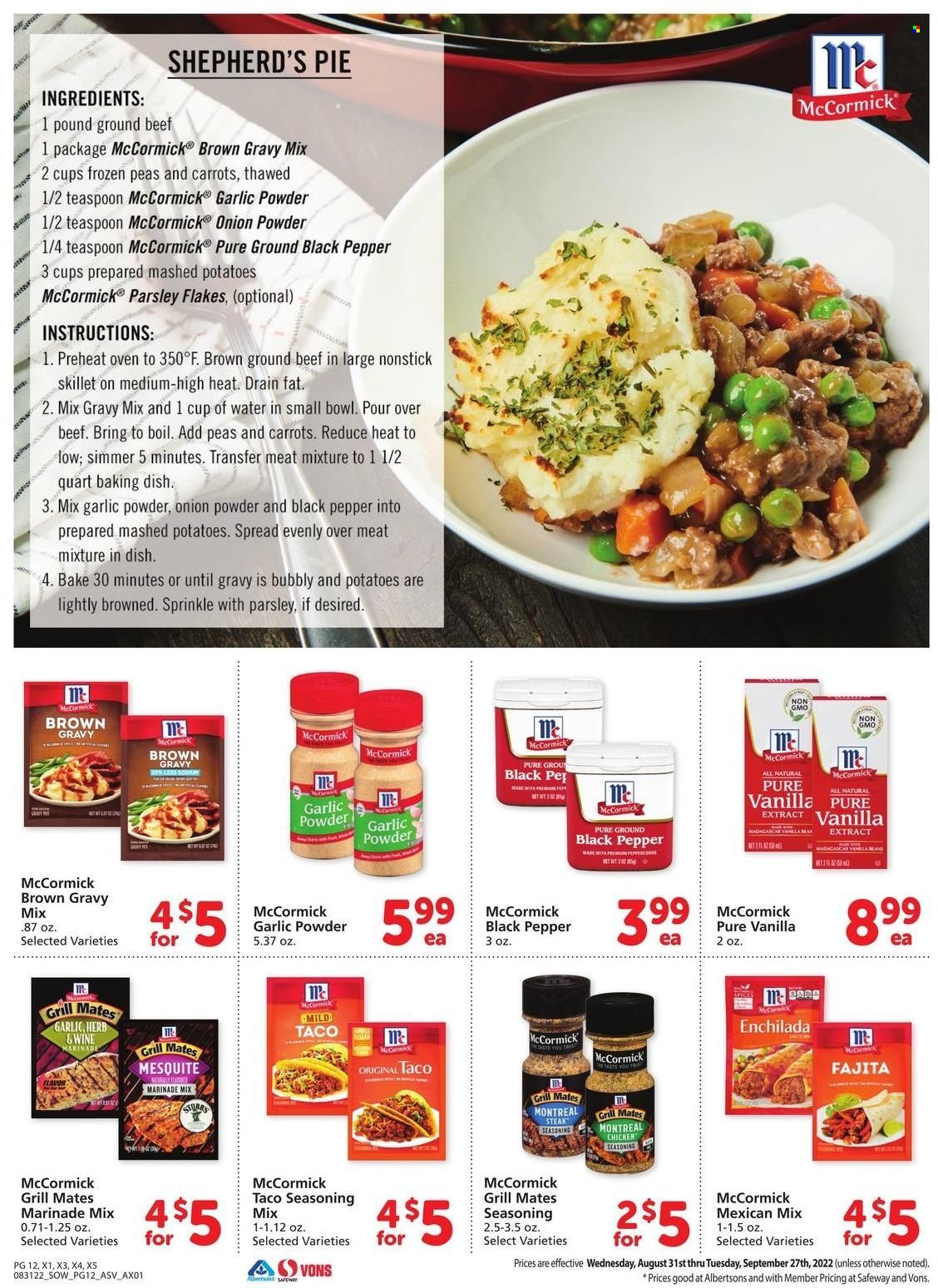 Safeway ad - 08/31/2022 - 09/27/2022. Page 11