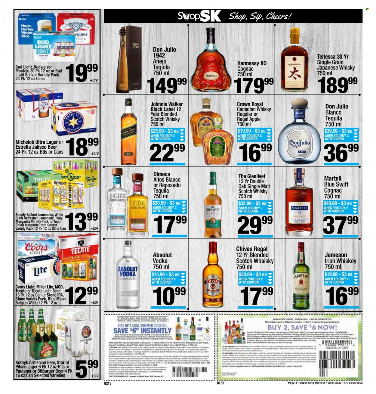 Super King Markets ad - 08/31/2022 - 09/06/2022. Page 4