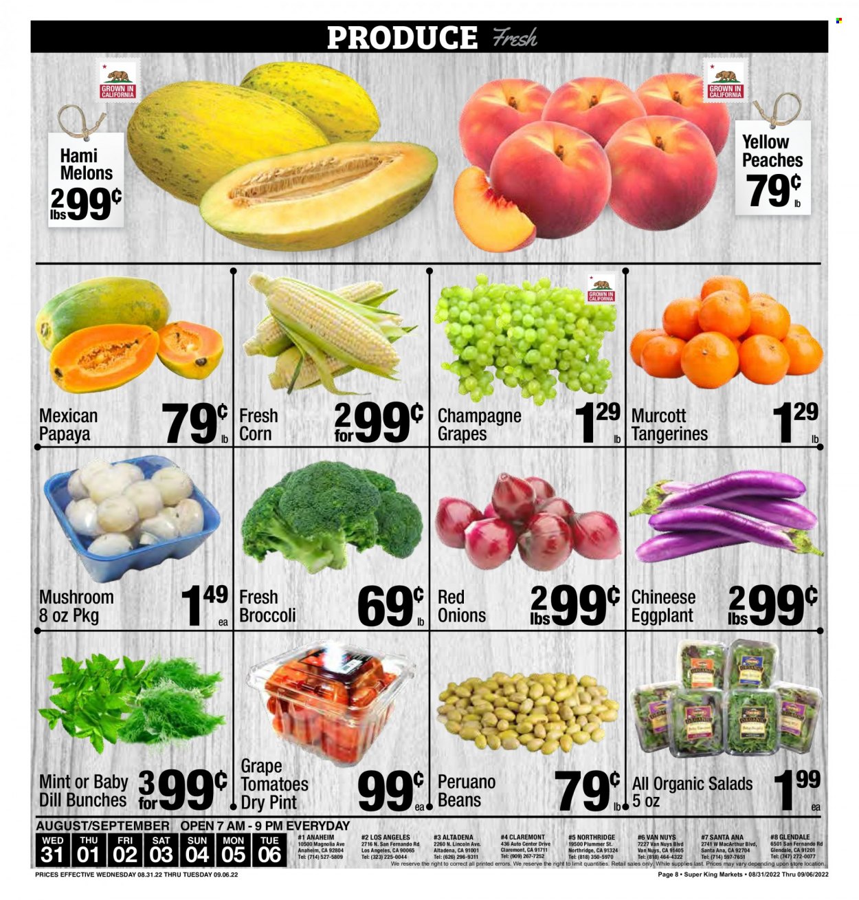 Super King Markets ad - 08/31/2022 - 09/06/2022. Page 8