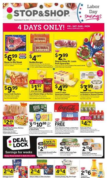 Stop & Shop Flyer - 09/02/2022 - 09/08/2022.