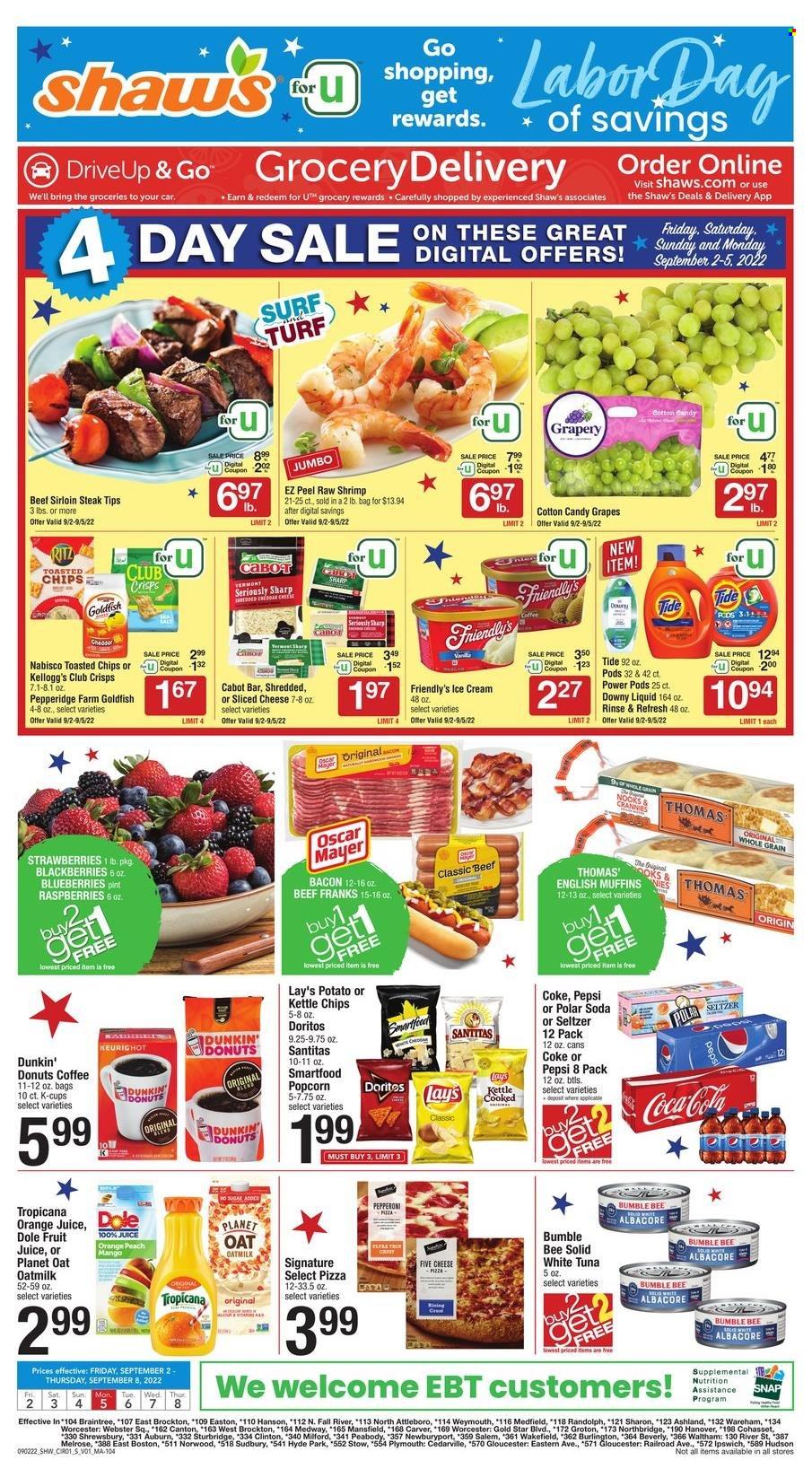 Shaw’s ad - 09/02/2022 - 09/08/2022. Page 1