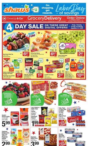 Shaw’s Flyer - 09/02/2022 - 09/08/2022.