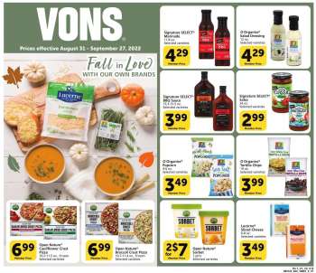 Vons Flyer - 08/31/2022 - 10/27/2022.
