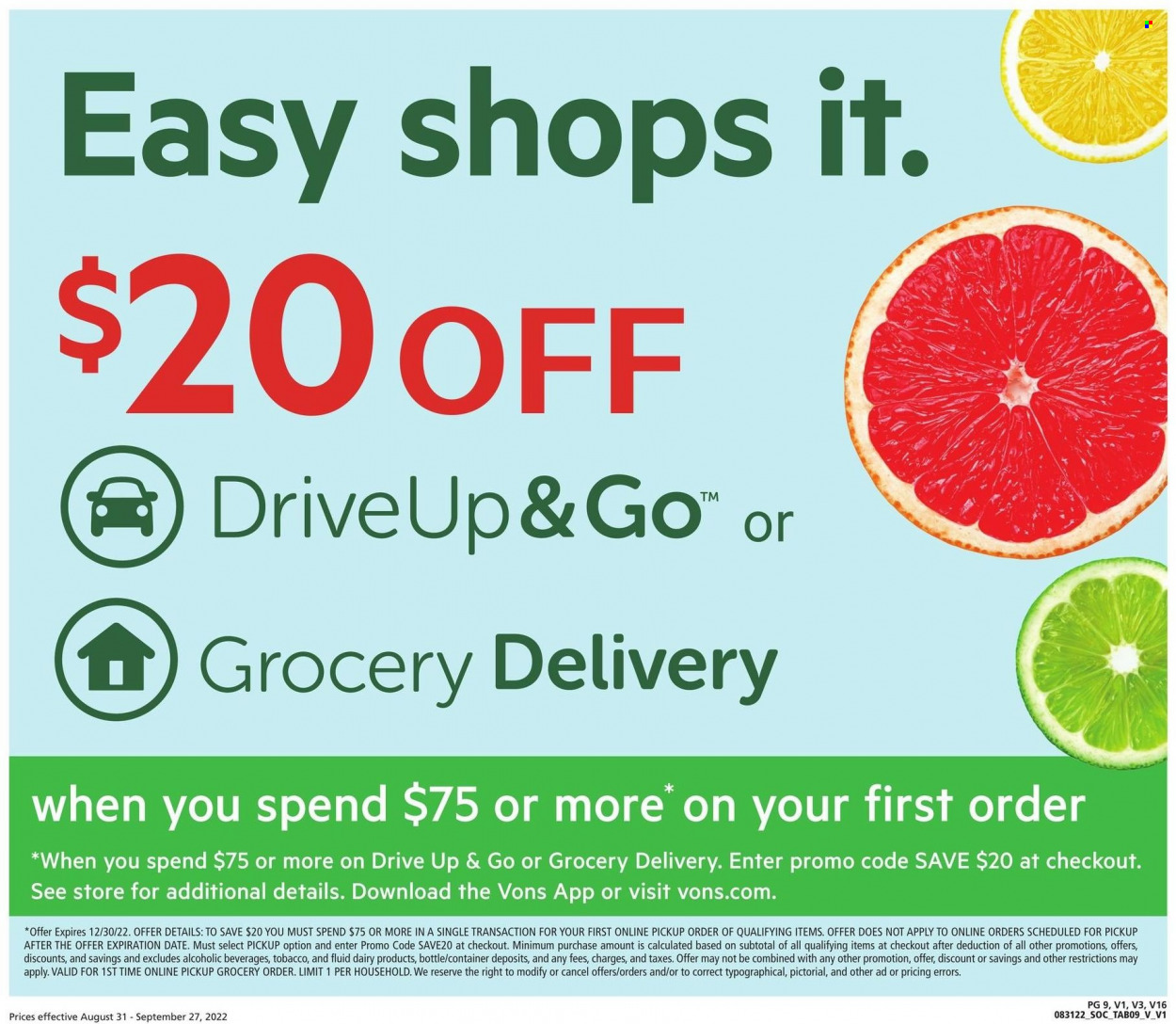 Vons ad - 08/31/2022 - 10/27/2022. Page 9