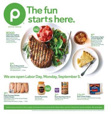 Publix Flyer - 09/01/2022 - 09/07/2022.