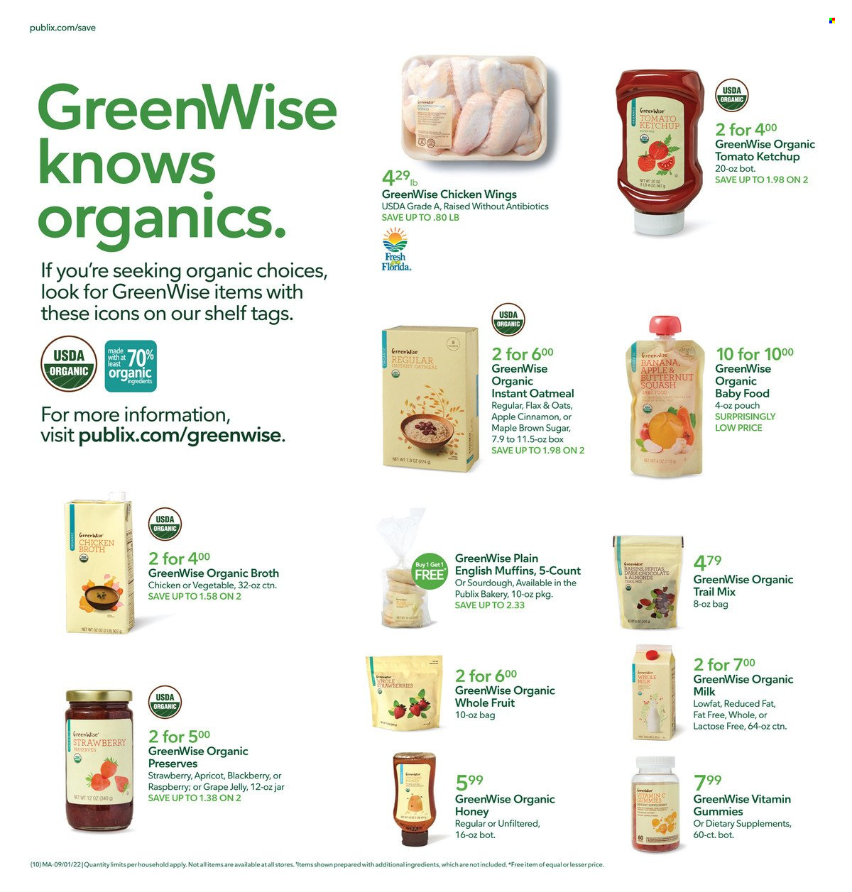 Publix ad - 09/01/2022 - 09/07/2022. Page 10