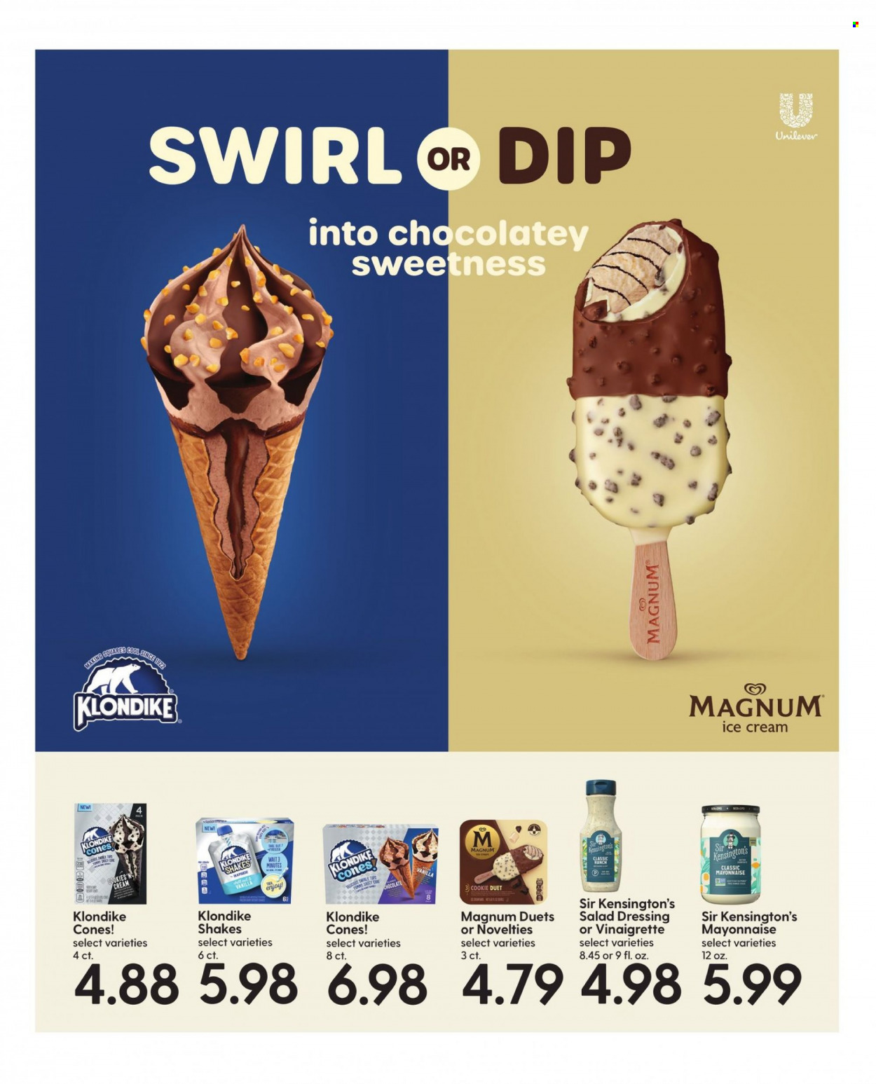 thumbnail - Hy-Vee Flyer - 09/01/2022 - 09/30/2022 - Sales products - shake, mayonnaise, dip, Magnum, ice cream, cookies, salad dressing, vinaigrette dressing, dressing. Page 53.
