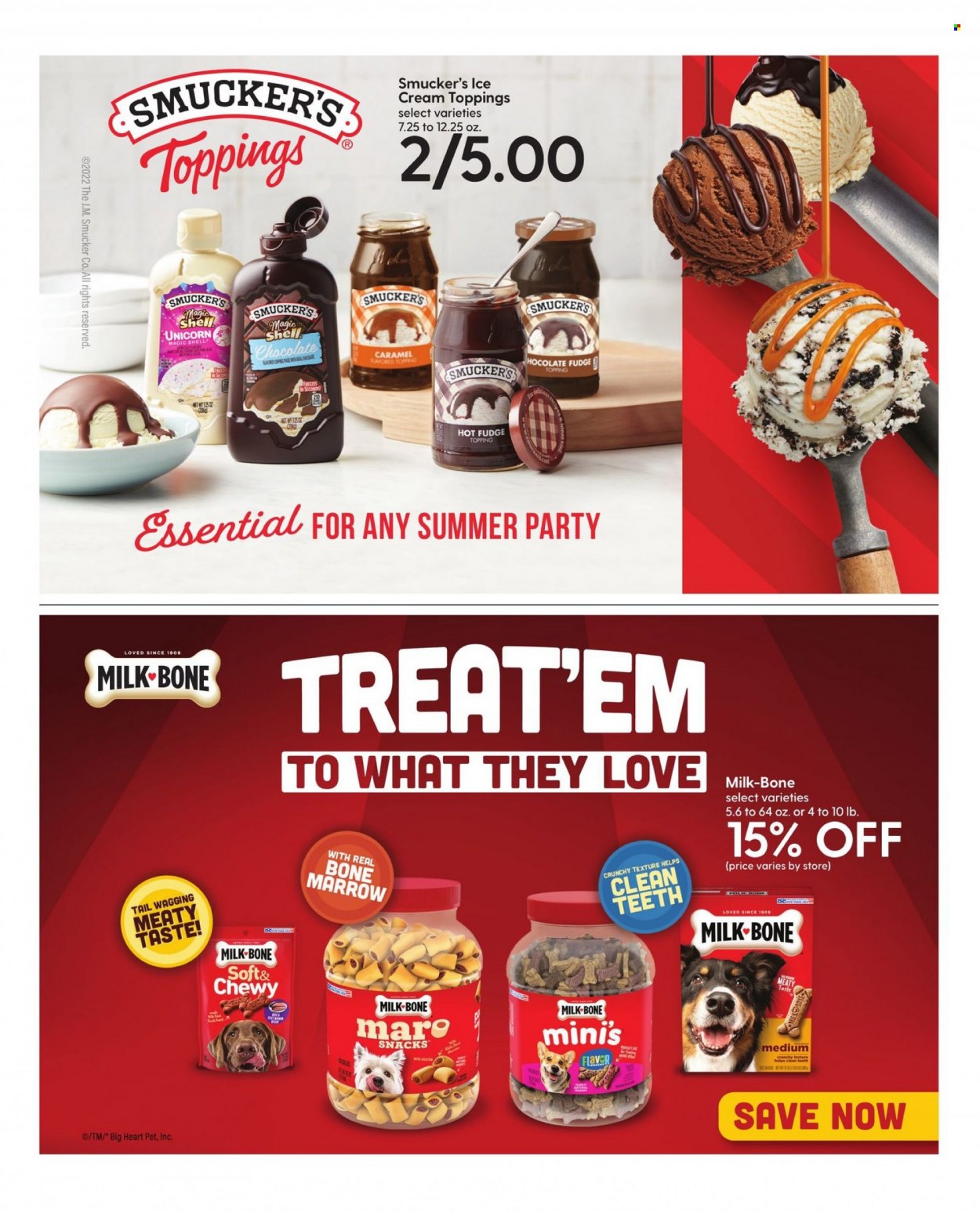 thumbnail - Hy-Vee Flyer - 09/01/2022 - 09/30/2022 - Sales products - milk, ice cream, topping, caramel. Page 57.