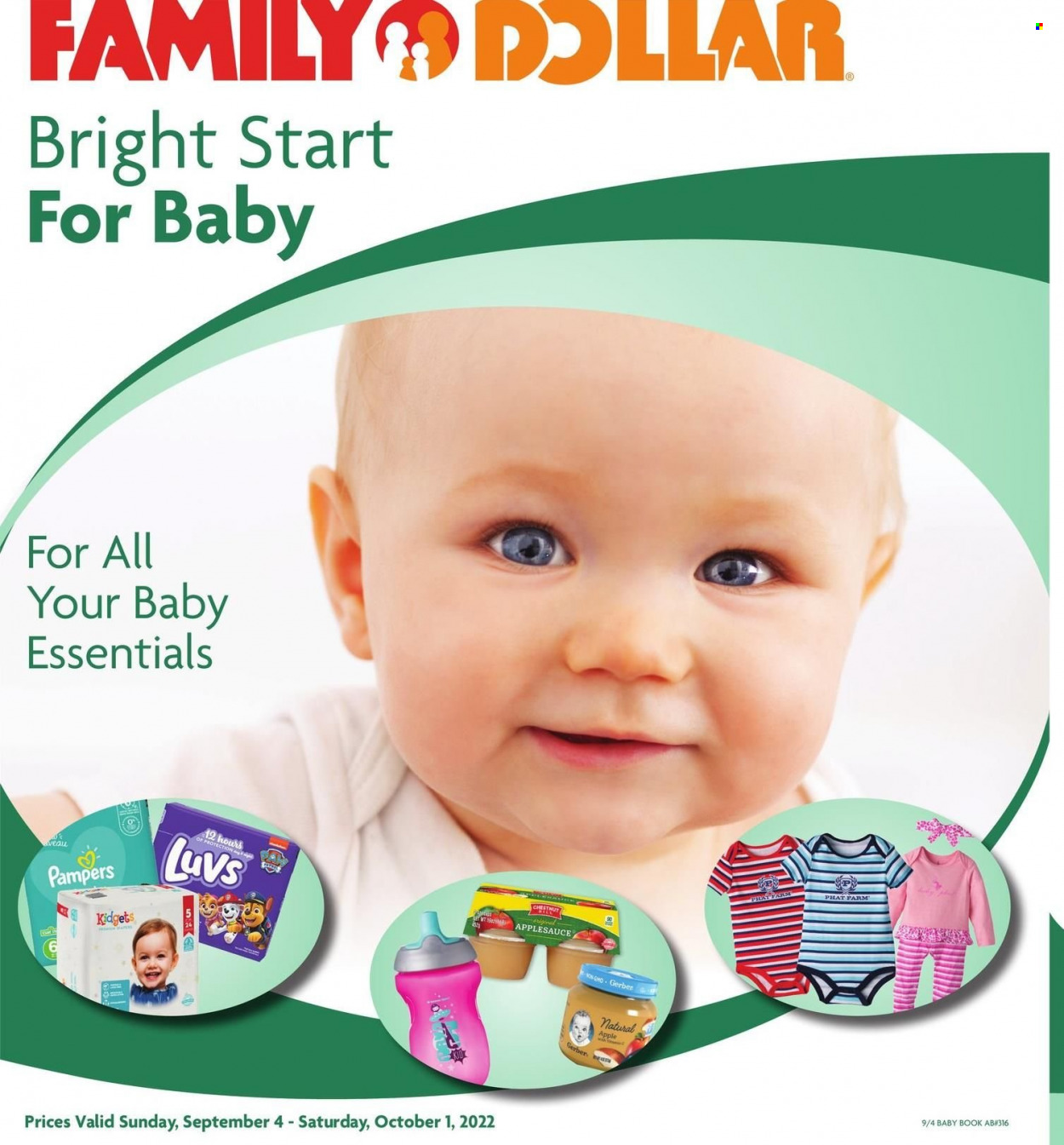 Family Dollar ad - 09/04/2022 - 10/01/2022. Page 1