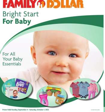 Family Dollar Flyer - 09/04/2022 - 10/01/2022.