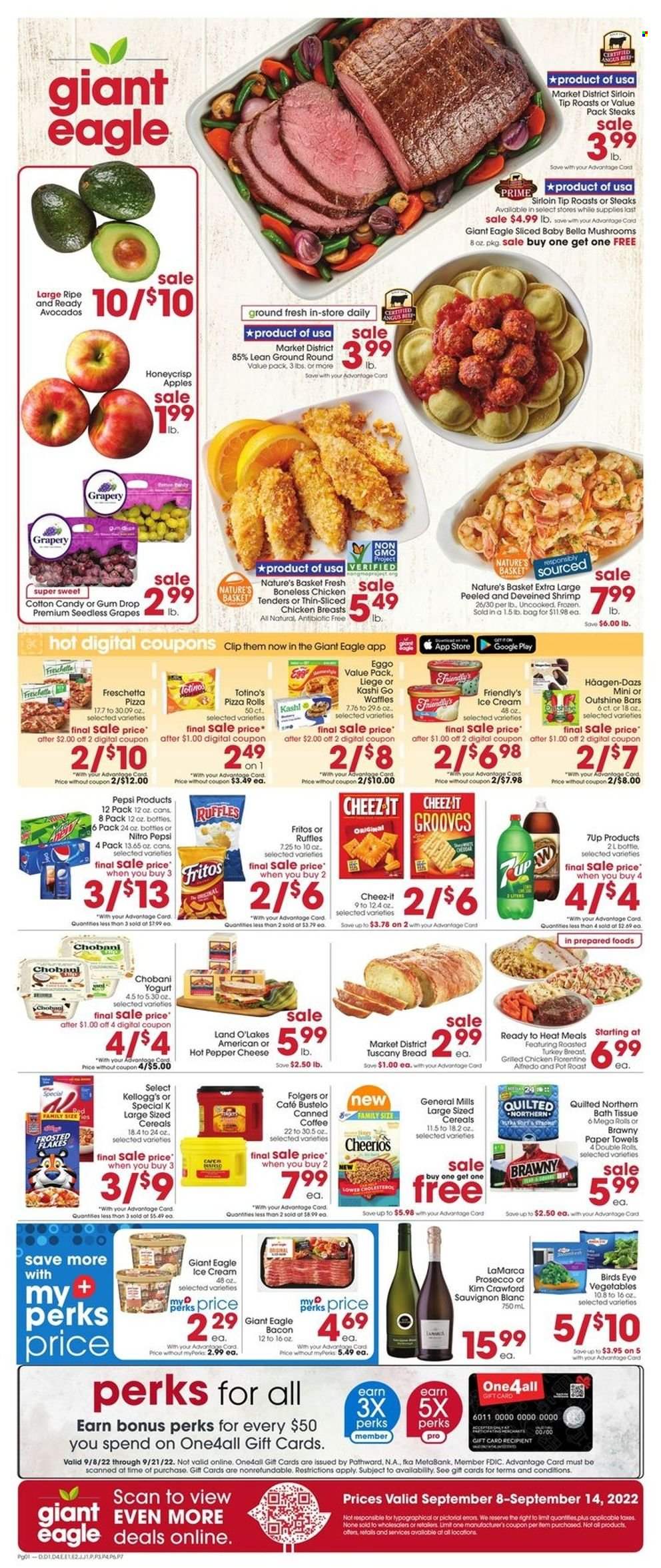 Giant Eagle ad - 09/08/2022 - 09/14/2022. Page 1