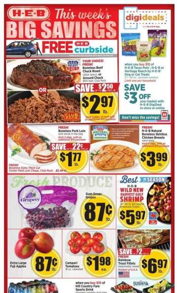 H-E-B Flyer - 09/07/2022 - 09/13/2022.