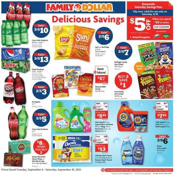 Family Dollar Flyer - 09/06/2022 - 09/10/2022.