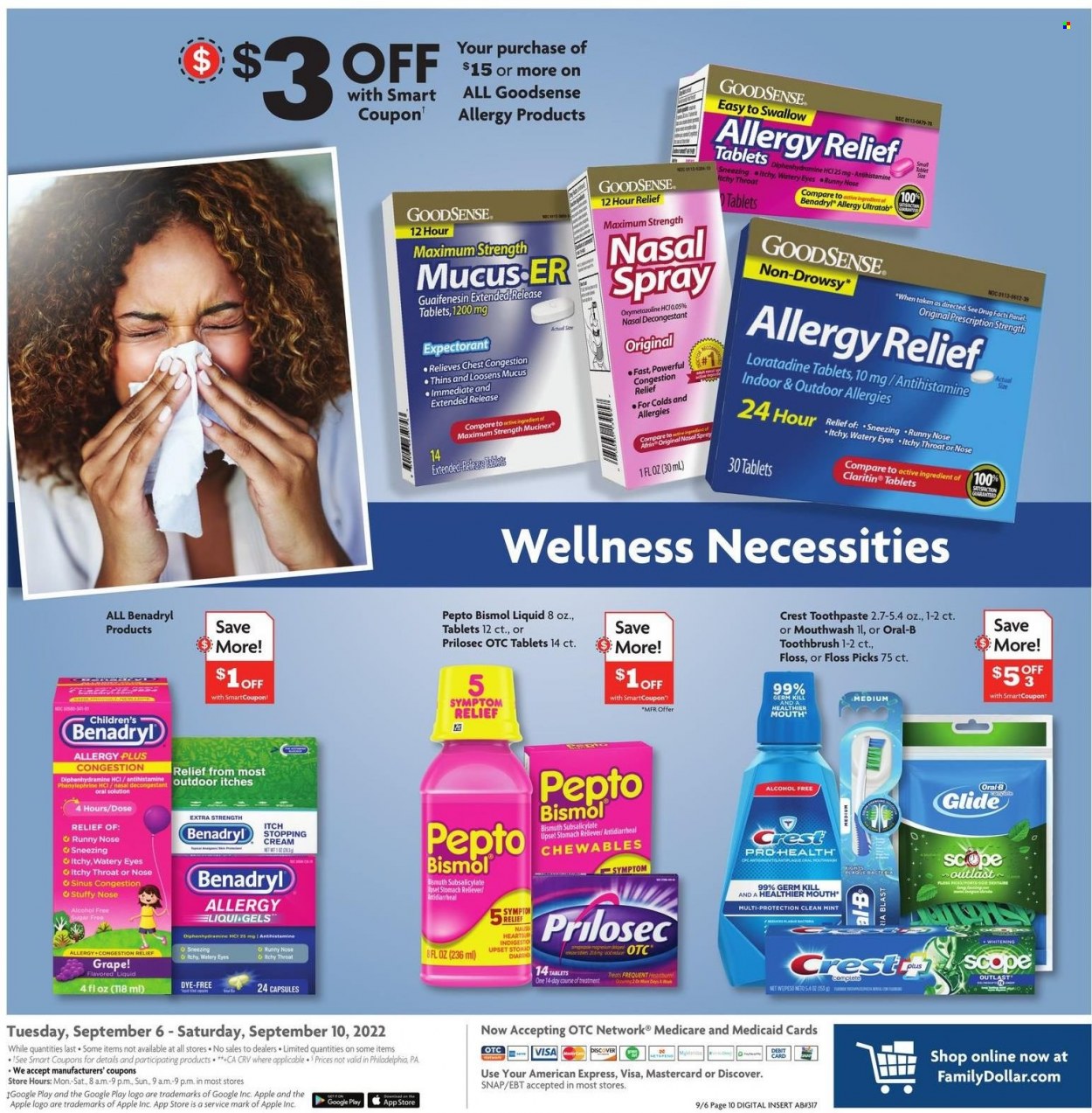 Family Dollar ad - 09/06/2022 - 09/10/2022. Page 9