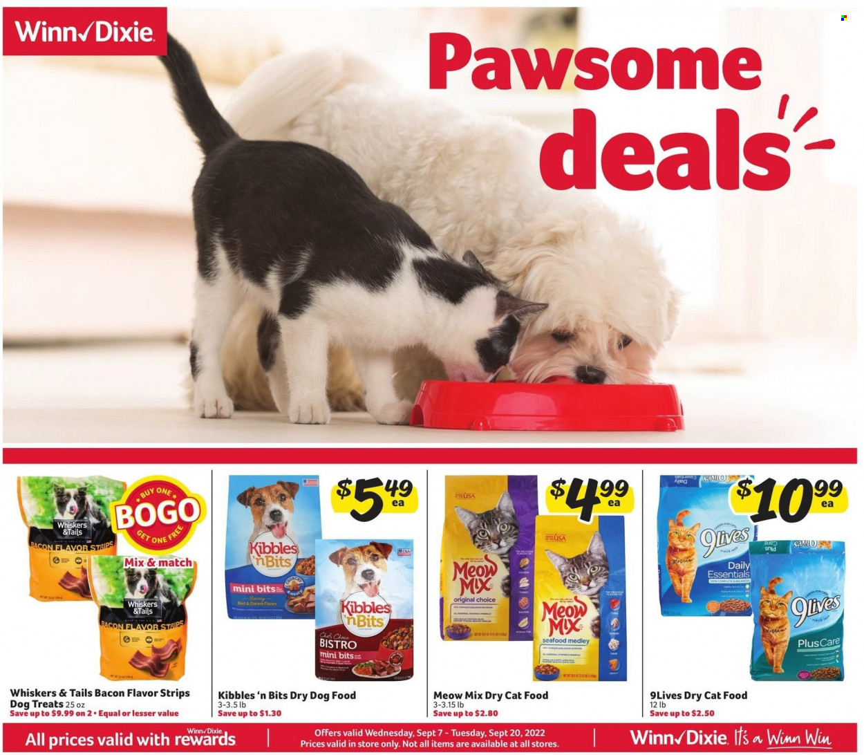 Winn Dixie ad - 09/07/2022 - 09/20/2022. Page 1