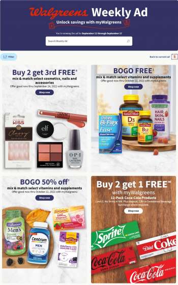 Walgreens Flyer - 09/11/2022 - 09/17/2022.